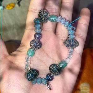 These are hand made bracelets.